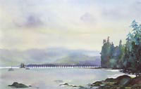 "Salt Spring Pier" ltd edition 50 image size 28x18.5